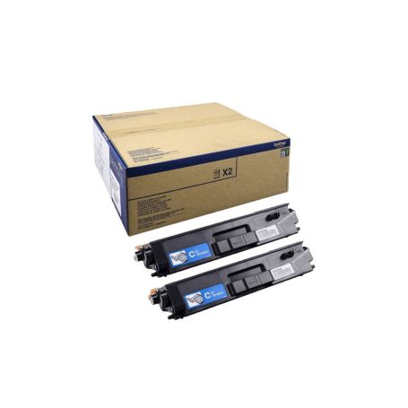 Brother Toner cian 2 unidades, 12.000 Págs. (6000 cada ud.), para MFCL9550CDWT - TN900CTWIN