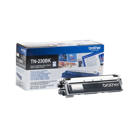 Brother Toner preto. duração 2.200 Pág. @ 5. para HL-3040CN   HL-3070CW   MFC-9120CN   MFC-9320CN - TN-230BK
