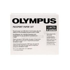 Olympus 100 Folhas de Papel A6 (P-25 NW) para P-200 P-20 Passport Paper (incl. fita) - N1109192