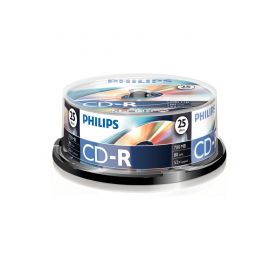 Philips CD-R 80Min 700MB 52x Cakebox (25 unidades) - CR7D5NB25
