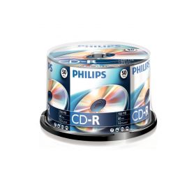 Philips CD-R 80Min 700MB 52x Cakebox (50 unidades) - CR7D5NB50