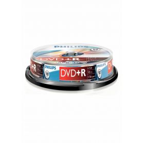 Philips DVD+R 4,7GB 16x Cakebox (10 unidades) - DR4S6B10F