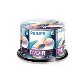 Philips DVD-R 4,7GB 16x Cakebox (50 unidades) - DM4S6B50F
