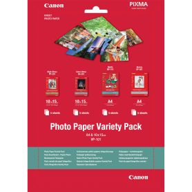 Canon Photo Paper Variety Pack A4 & 10 x 15cm VP-101 - 0775B079