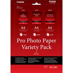 Canon Photo Paper Variety Pack PVP-201 PRO A4 - 6211B021