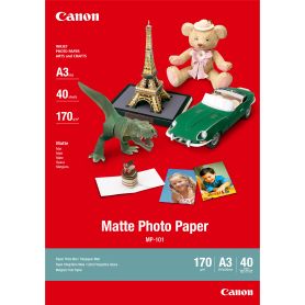 Canon Matte Photo Paper MP-101 A3, 40 folhas - 7981A008
