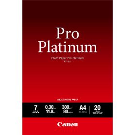 Canon Photo Paper Pro Platinum PT-101 A4, 20 Folhas - 2768B016