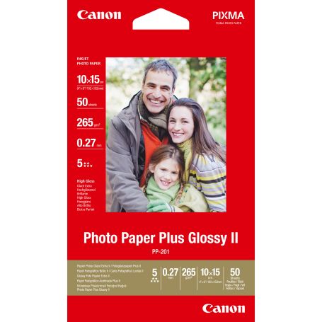 Canon Photo Paper Plus PP-201 4X6 (50 folhas) - 2311B003