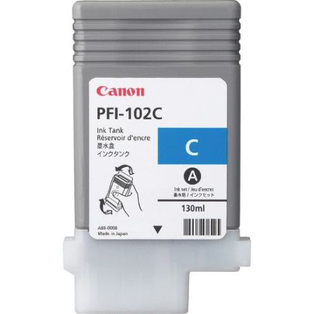 Canon Ink tank 130 ml (cyan) PFI-102C - 0896B001