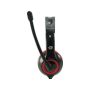 Conceptronic USB Headset - Preto e vermelho - CCHATSTARU2R