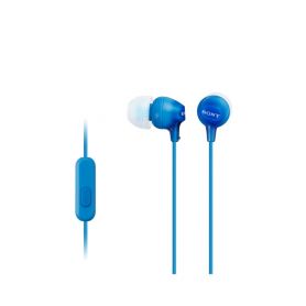 Sony MDR-EX15LPLI Azul - Auscultadores de tipo auricular fechado -