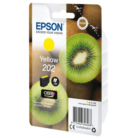 Epson Singlepack Yellow 202 Claria Premium Ink - C13T02F44020