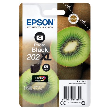 Epson Singlepack Photo Black 202XL Claria Premium Ink - C13T02H14010