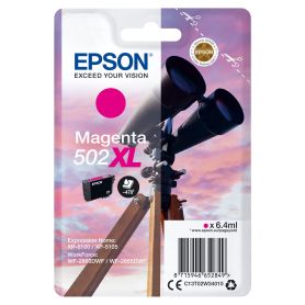 Epson Singlepack Magenta 502XL Ink - XP5100, XP5105, WF-2860DWF, WF-2865DWF - C13T02W34020
