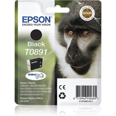 Epson Tinteiro Preto Stylus S20 X205 405 com etiqueta de segurança - Radio Frequencia y Acoustic Magnetic - C13T08914021