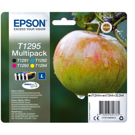 Epson MULTIPACK de 4 cores T1295 Tinta DURABrite Ultra (c alarme RF+AM) - C13T12954022