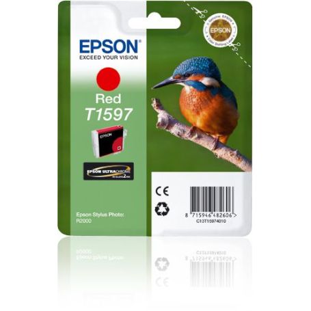 Epson Tinteiro Stylus Photo R2000 - Vermelho - C13T15974010