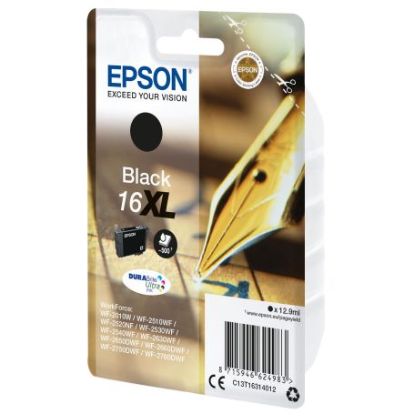 Epson Singlepack Black 16XL DURABrite Ultra Ink - C13T16314022