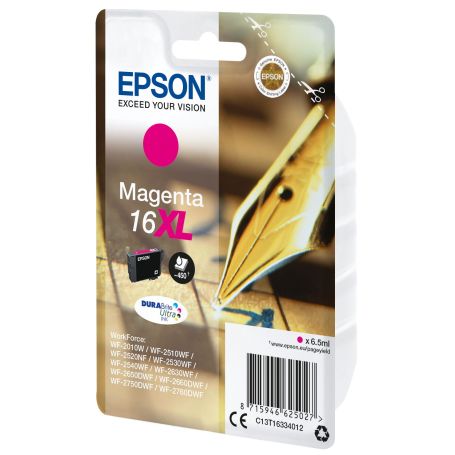 Epson Tinteiro Magenta 16XL Tinta DURABrite Ultra (c alarme RF+AM) - C13T16334022