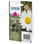 Epson Tinteiro Magenta Série 18 Margarida Tinta Claria Home (c alarme RF+AM) - C13T18034022