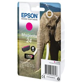 Epson Tinteiro Magenta Série 24 Elefante Tinta Claria Photo HD (c alarme RF+AM) - C13T24234022