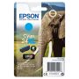 Epson Tinteiro Cyan Série 24XL Elefante Tinta Claria Photo HD (c alarme RF+AM) - C13T24324022