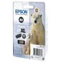 Epson Tinteiro Preto Foto Série 26XL Urso Polar Tinta Claria Premium (c alarme RF+AM) - C13T26314022