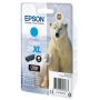 Epson Tinteiro Cyan Série 26XL Urso Polar Tinta Claria Premium (c alarme RF+AM) - C13T26324022