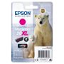 Epson Tinteiro Magenta Série 26XL Urso Polar Tinta Claria Premium (c alarme RF+AM) - C13T26334022