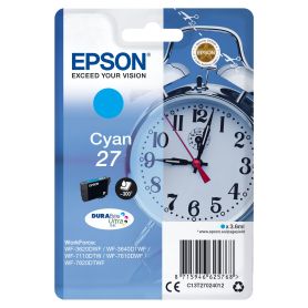 Epson Tinteiro 27 Cyan WF-3620-40 WF-7110-7610-7620 - C13T27024012
