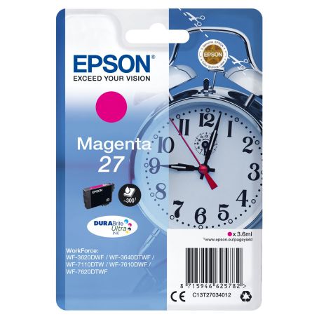 Epson Tinteiro 27 magenta WF-3620-40 WF-7110-7610-7620 - C13T27034012
