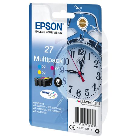 Epson Multipack 3-colour 27 DURABrite Ultra Ink - C13T27054022