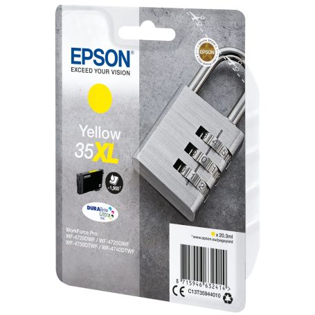 Epson Singlepack Yellow 35XL DURABrite Ultra Ink - C13T35944010