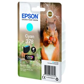 Epson Singlepack Cyan 378 Claria Photo HD Ink - C13T37824010