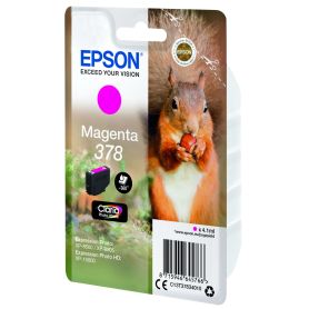 Epson Singlepack Magenta 378 Claria Photo HD Ink - C13T37834010