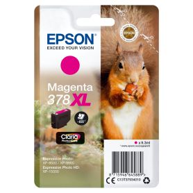 Epson Singlepack Magenta 378XL Claria Photo HD Ink - C13T37934010