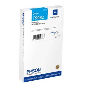 Epson Tinteiro XL Cyan 4000p para WF-6xxx - C13T908240