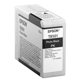 Epson Singlepack Photo Black T850100 UltraChrome HD ink 80ml SC-P800 - C13T850100