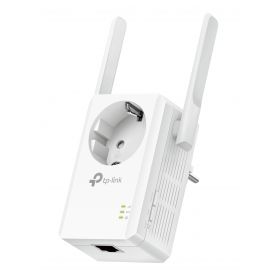 TP-LINK 300Mbps Wireless N Wall Plugged Range Extender with Pass Through, Atheros, 2T2R, 2.4GHz, 802.11n/g/b - TL-WA860RE
