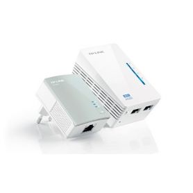TP-LINK 300Mbps Wireless N Powerline ExtenderKIT, including 1 TL-WPA4220 and 1 TL-PA4010, 500Mbps Powerline - TL-WPA4220KIT