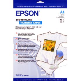 Epson Papel de Transferência para T-SHIRT A4 (10 Folhas) - C13S041154