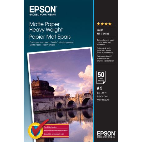 Epson Papel Mate A4 (50 Folhas)  - C13S041256