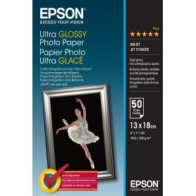 Epson Ultra Glossy Photo paper 13x18cm - 50 folhas - C13S041944
