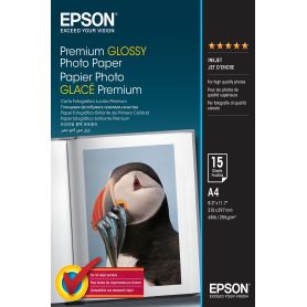 Premium Glossy Photo Paper (A4, 15 Folhas) - C13S042155 - C13S042155