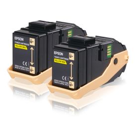 Epson Pack Duplo Toner Amarelo Aculaser C9300 - C13S050606