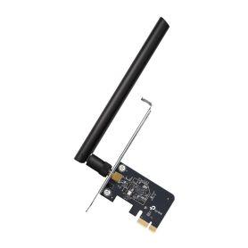 TP-Link AC600 Dual Band Wi-Fi PCI Express Adapter, 433 Mbps at 5 GHz + 200 Mbps at 2.4 GHz, 1× High Gain External Antennas