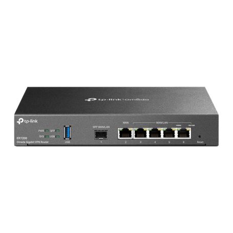 TP-Link SafeStream Gigabit Multi-WAN VPN Router, Gigabit RJ45 WAN Port, 2×Gigabit WAN LAN RJ45 Ports, 2×Gigabit RJ45 LAN