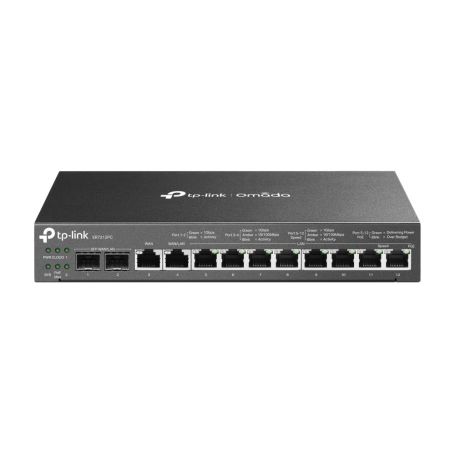 TP-Link Omada Gigabit VPN Router with PoE+ Ports and Controller Ability, 2× Gigabit SFP WAN LAN Port, 8× Gigabit RJ45 LAN ports