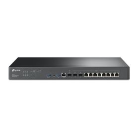 TP-Link Omada Router 10G Ports, 10G SFP+ WAN Port, 10G SFP+ WAN LAN Port, Gigabit SFP WAN LAN Port, 8×Gigabit RJ45 WAN LAN Ports