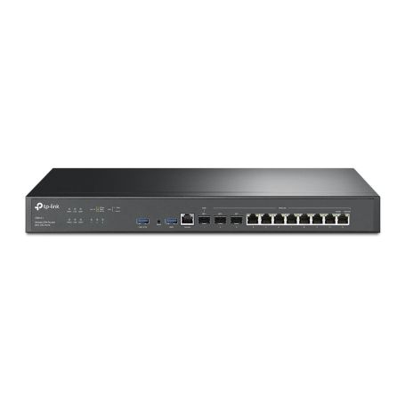TP-Link Omada Router 10G Ports, 10G SFP+ WAN Port, 10G SFP+ WAN LAN Port, Gigabit SFP WAN LAN Port, 8×Gigabit RJ45 WAN LAN Ports